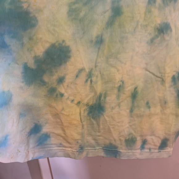Tna aritzia size small cotton mockneck Upcycled hand dyed tie dye spray painted - Picture 5 of 8